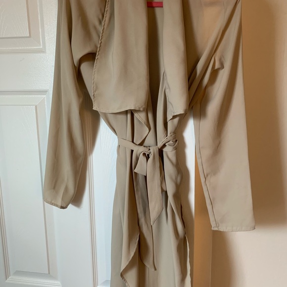 Long sheer cardigan jacket - Picture 3 of 3